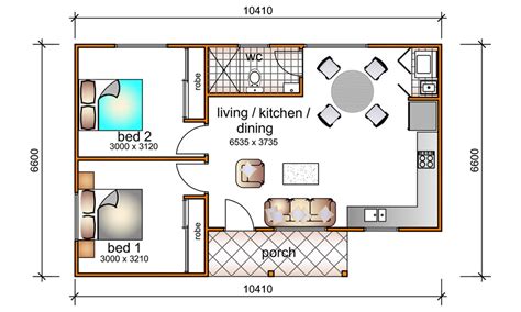 Floor Plan Granny Flat In Small House Design Architecture