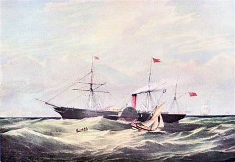 Paddle Steamer Asia Built By Robert Steele And Co In 1850 For The
