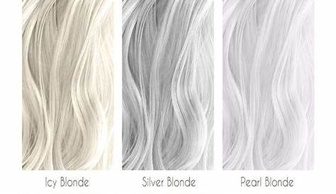 hair colour chart blonde