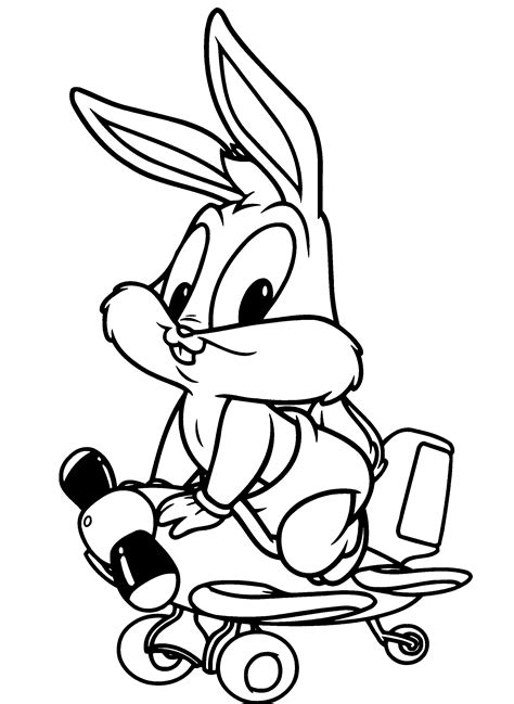 Bugs Bunny Baby Para Colorear Imagui