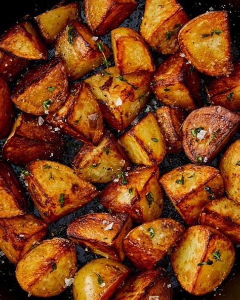 Crispy Skillet Fried Potatoes Recipe No Baking Or Boiling The Kitchn