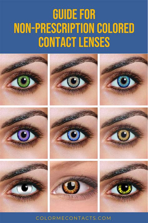 Accessorize Your Eyes With Non Prescription Color Contact Lenses Non