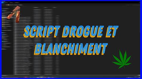 Script 3 Drogues Et Blanchiment Fivem Youtube