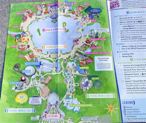 Festival Of The Arts Epcot Updated Park Map  3 700x591 