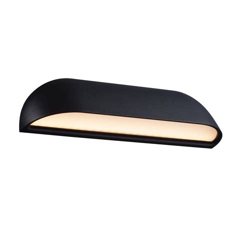 Modern Led Outdoor Wall Washer Light Finished In Black