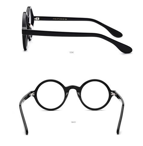 Acetate Optical Glasses Frame Men Full Retro Vintage Round Circle