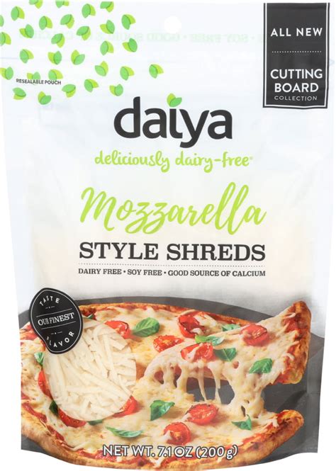Daiya Dairy Free Cutting Board Shredded Mozzarella Cheese 7 1oz