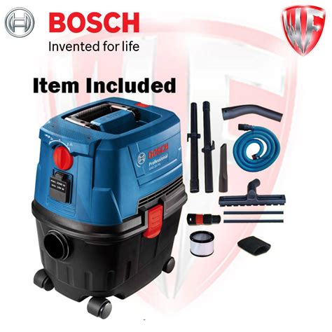 Bosch Gas 15 Ps Vacuum Cleaner 670w 2in1 Blower Function Vacuuming And