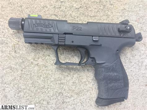 Armslist For Saletrade Walther P22 Threaded Barrel