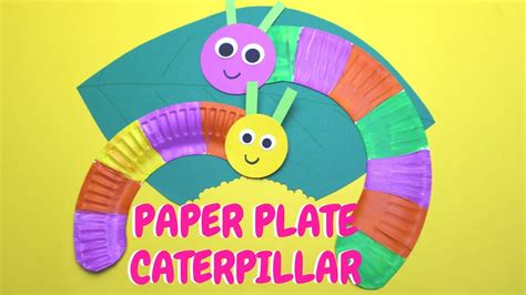 How To Make A Paper Plate Caterpillar Fun Craft For Kids