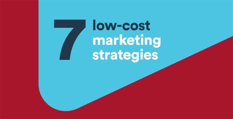 7 low cost marketing tactics