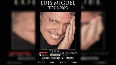 Luis Miguel Tour Nuevas Fechas En Cdmx Y Monterrey Uno Tv