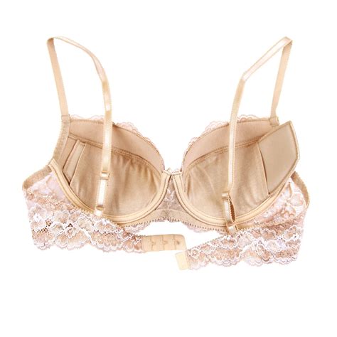 Sexy Push Up Lace Comfortable Underwire Demi Half Cup Padded Pushup Low Cut Bra Ebay