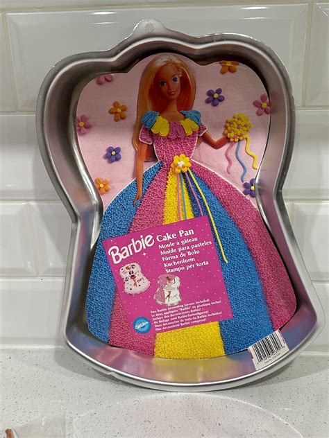 1998 Barbie Wilton Cake Pan Etsy