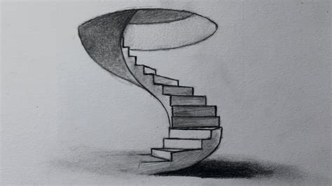 Como Desenhar Uma Escada Com Perspectiva Youtube
