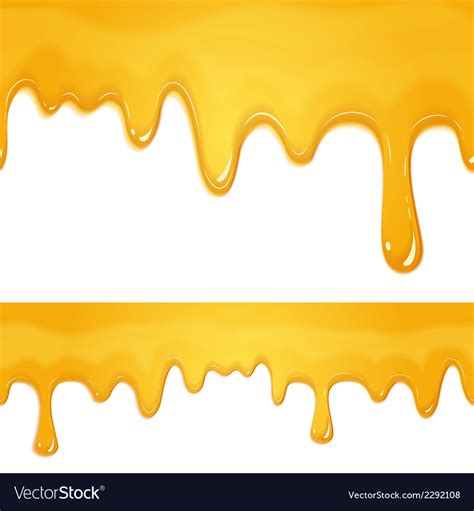 Honey Drips Pattern Royalty Free Vector Image Vectorstock