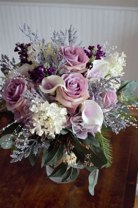 Intricate Bridal Bouquet Recreated In Silk Wedding Flowers — Silk