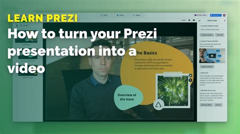 How To Turn Your Prezi Presentation Into A Video Youtube