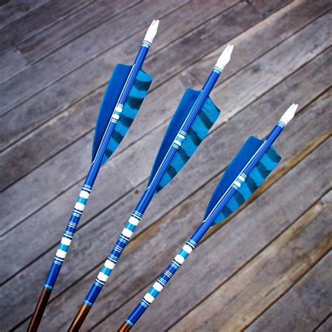 Hand Painted Crested Arrows By Handmade