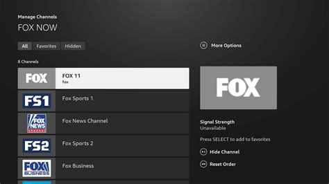 Live Fox Channels In The Fire Tvs Channel Manager Aftvnews
