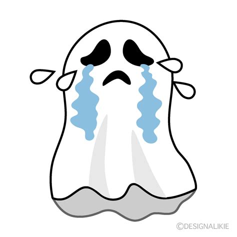 Free Crying Ghost Cartoon Imagecharatoon