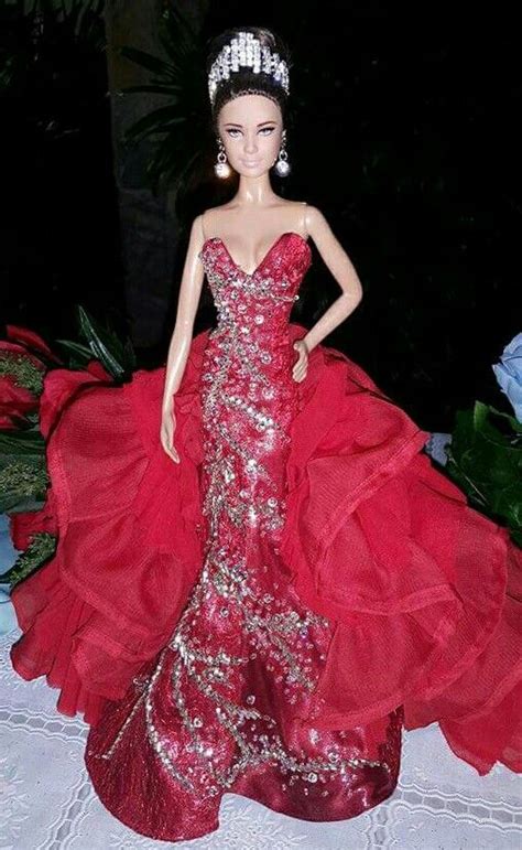 Barbie Doll Strapless Dress Formal Fashion Barbie Fashion