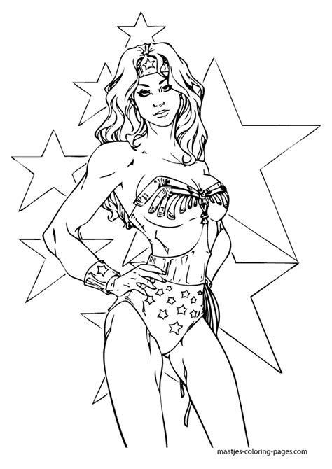 Wonder Woman 74683 Superheroes Printable Coloring Pages