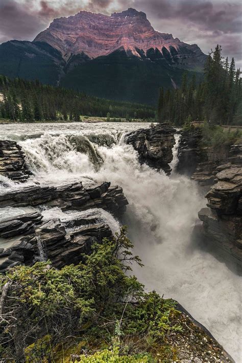 Athabasca Falls Jasper National Park Athabasca Falls Is