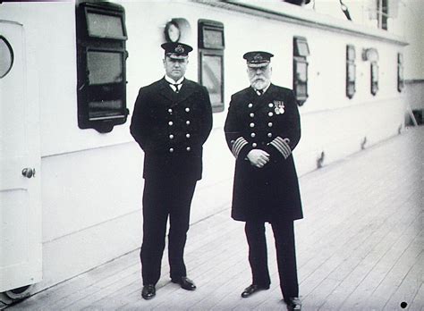 The Titanic Captain With His 2nd Officer Titanic Titanic Movie