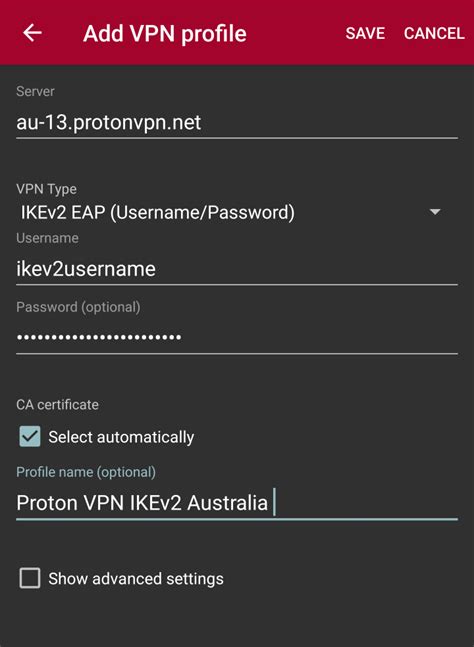 Protonvpn Manual Android Ikev2 Vpn Setup Protonvpn Support