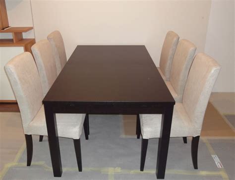 Iovivo esstisch 56 ausziehbar weiß, 120 x 80. Ikea Tisch ausziehbar mit 6 Sesseln und unterschiedlichen ...