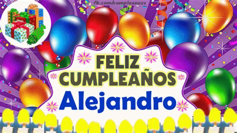 Feliz Cumpleaños Alejandro Imágenes  Hbdayartes