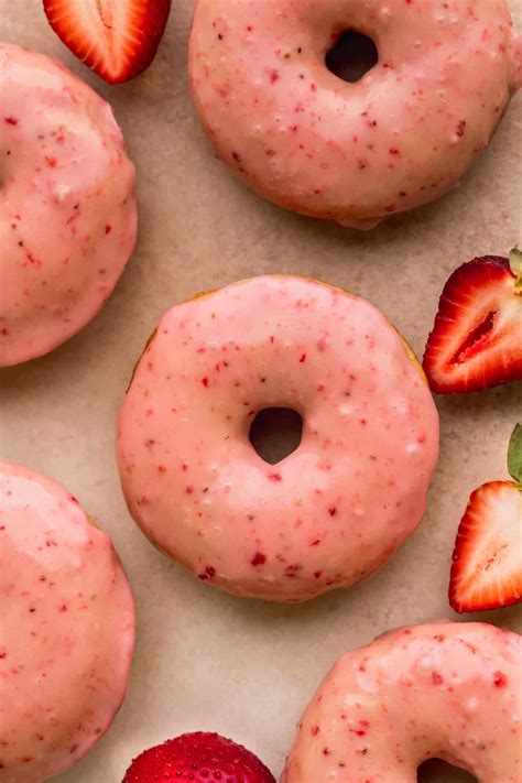 Strawberry Glazed Donuts Stephanies Sweet Treats