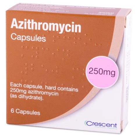 Azithromycin 250mg Capsules 6 Capsules Asset Pharmacy