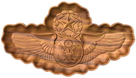 Usaf Master Enlisted Aircrew Badge Cnc Military Emblems