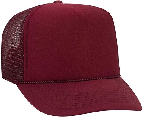 Otto Polyester Foam Front 5 Panel High Crown Mesh Back Trucker Hat