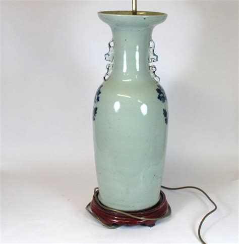 Lot 147 A Chinese Blue Painted Celadon Vase