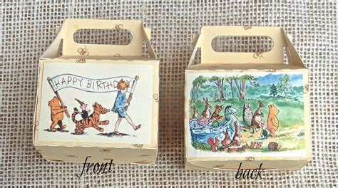 Favor Boxes Winnie The Pooh Favor Box Party By Toadhollownj