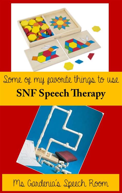 A Few Of My Favorite Items To Use In Speech Therapy Activities During
