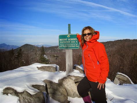 Summit Hiking In New England Mt Roberts In Winter Moultonborough