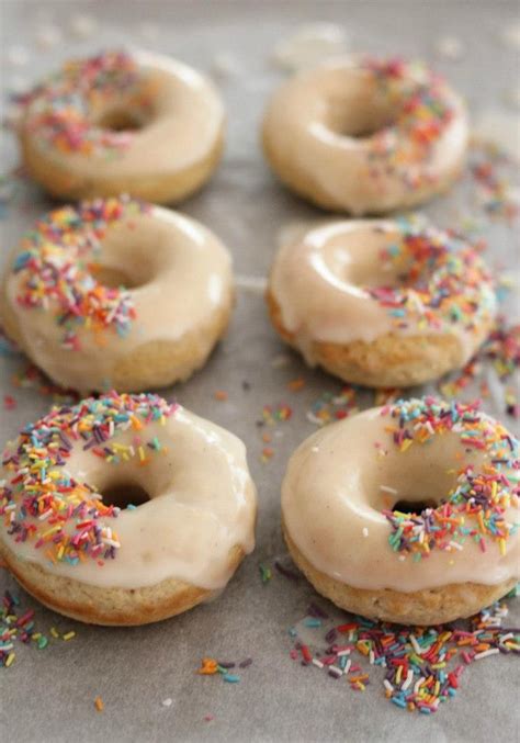 Baked Vanilla Glazed Doughnuts Gourmet