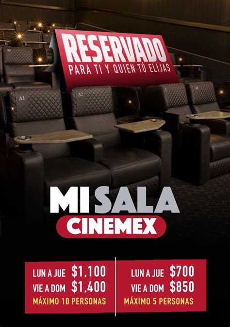 Cinemex Te Permite Rentar Una De Sus Salas Platino Desde Para Que S Lo T Y Tus Invitados
