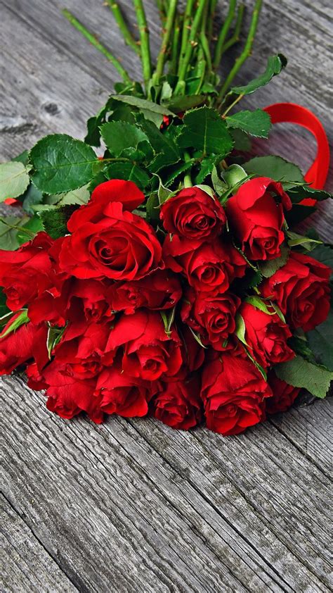 Romantic Red Roses Flowers Wallpaper Red Flower