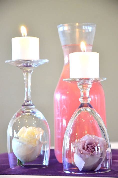 205 Best Wine Glass Centerpieces Images On Pinterest Wine Glass Centerpieces Amazing Ideas