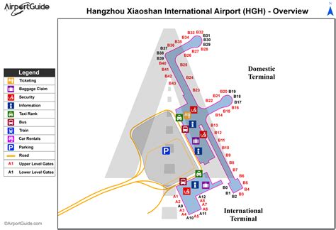 Hangzhou Hangzhou Xiaoshan International Hgh Airport Terminal Maps