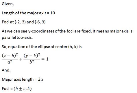 Answered Find An Equation Of The Ellipse Having Bartleby