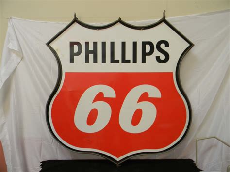 Phillips 66 Shield Sign 48x48 At Monterey 2014 As K46 Mecum Auctions