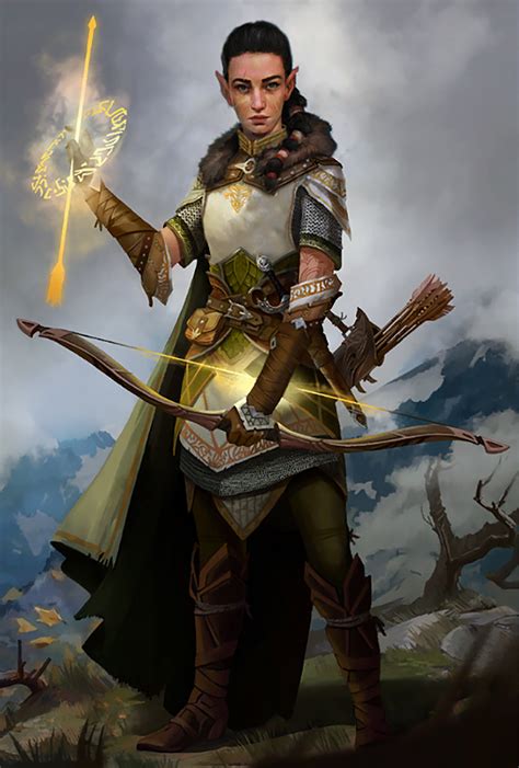 Portrait Female Half Elf Ranger At Pathfinder Kingmaker Nexus Mods And Community Fantasía