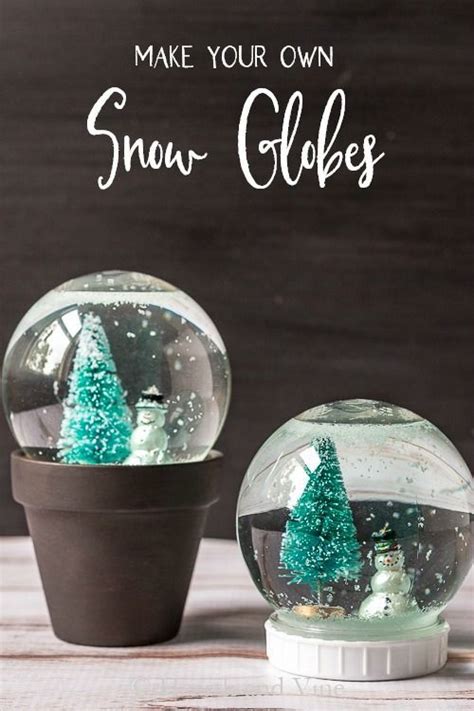 Diy Snow Globes Easy And Affordable Handmade Ts For The Holidays
