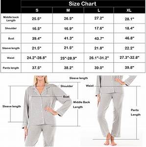 Womens Pajama Sets Long Sleeve Button Down Pajamas For Women